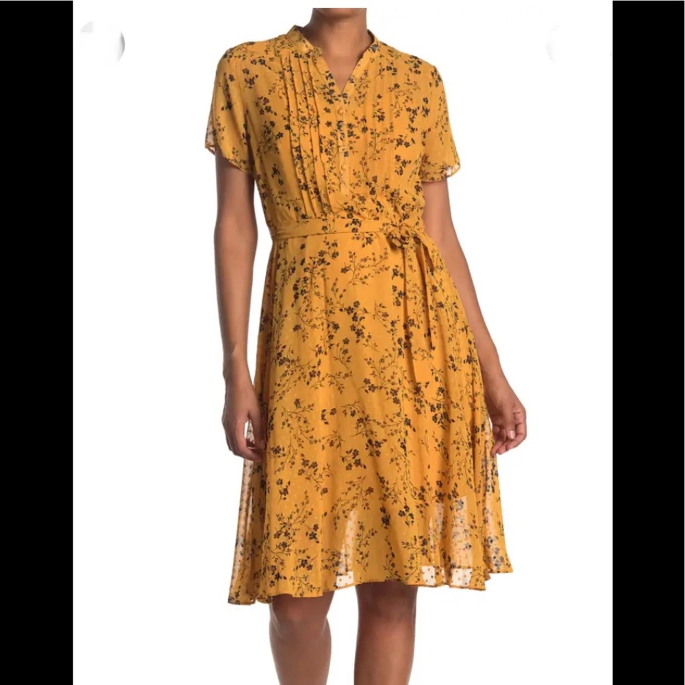 NWT Nanette Lepore Puntuck Shirt Dress - Picture 4 of 7